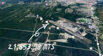 Terreno frente al Aeropuerto de Cancún 21,852.78 m